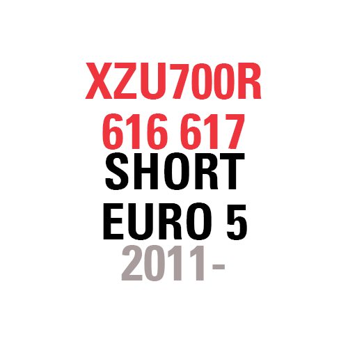 XZU700R "616 617 SHORT" EURO 5 2011-